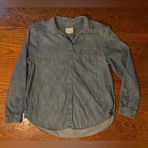 Women’s American Eagle Outfitters Button Down Shirt Boyfriend Fit Size XL